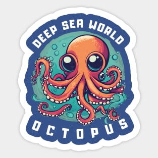 Deep sea world Octopus series 3 Sticker